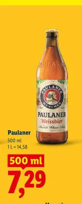 Piwo Paulaner promocja w Lidl