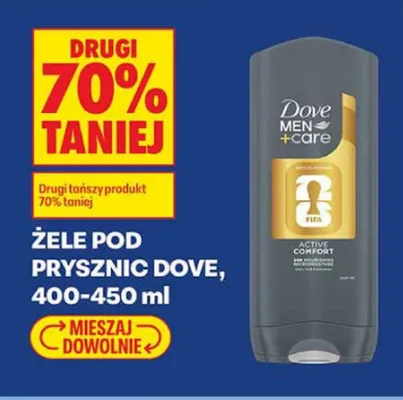 Żel pod prysznic Dove Men+Care Active Comfort promocja w Biedronka
