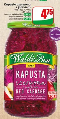 Kapusta czerwona z jabłkiem WaldiBen promocja w Dino