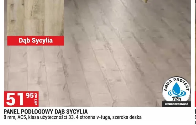 Panel podłogowy CLASSEN Dąb Sycylia promocja w Merkury Market