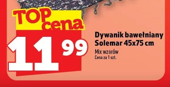Dywanik bawełniany Solemar 45x75 cm promocja w TOPAZ
