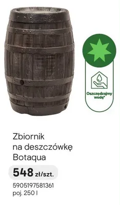 Zbiornik na deszczówkę Botaqua promocja w Castorama