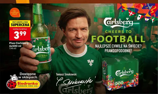 Piwo Carlsberg 6-pak 500ml promocja w Biedronka