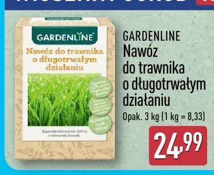 Nawóz do trawnika o długotrwałym działaniu promocja w Aldi