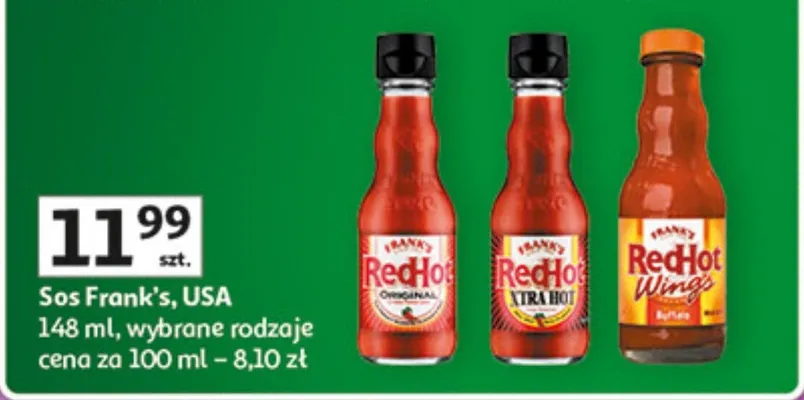 Sos Frank's USA promocja w Auchan