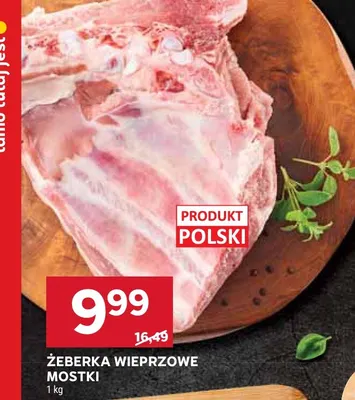 Żeberka wieprzowe paski promocja w Stokrotka