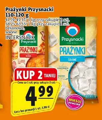 Prażynki Przysnacki bekonowe Intersnack promocja w Prim Market
