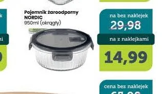Pojemnik żaroodporny Ravi Nordic okrągły promocja w TOPAZ