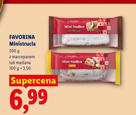 Ministrucla z marcepanem Favorina promocja w Lidl