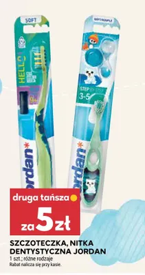 Szczoteczka nitka dentystyczna Jordan promocja w Stokrotka