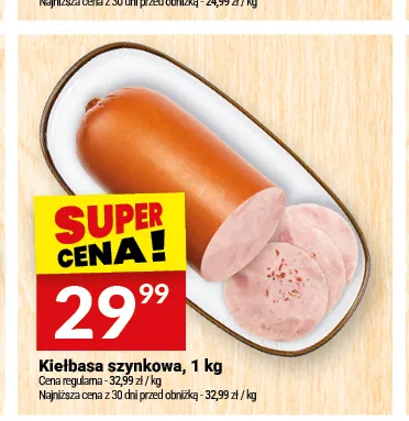 Kiełbasa szynkowa Białecki Wędzarnia promocja w Twój Market
