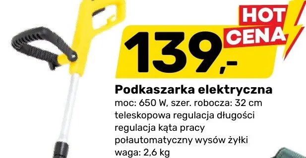 Podkaszarka elektryczna promocja w Bricomarche