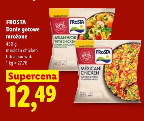 Danie gotowe mrożone asian wok promocja w Lidl