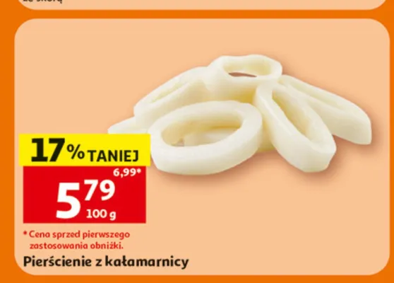 Pierścienie z kałamarnicy promocja w Auchan