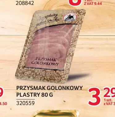 Przysmak golonkowy plastry ZMB Białystok promocja w Selgros