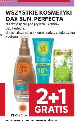 Kosmetyki Dax Sun, Perfecta promocja w Stokrotka