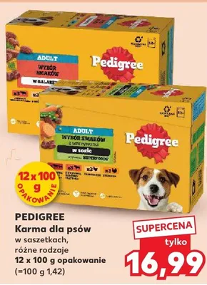 Karma dla psów w saszetkach, różne rodzaje promocja w Kaufland