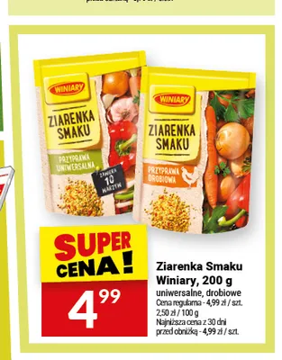 Ziarenka Smaku przyprawa uniwersalna Winiary promocja w Twój Market