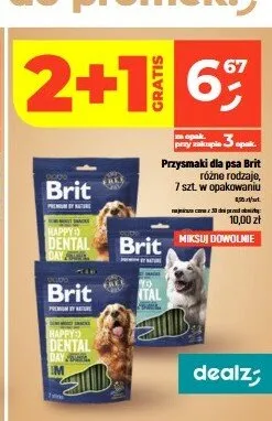 Przysmaki dla psa Brit Premium by Nature Happy Dental Day L promocja w Dealz