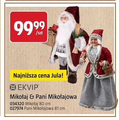 Pani Mikołajowa 81 cm Ekvip promocja w Jula