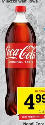 Napój gazowany Coca-Cola Original Taste promocja w Gram Market