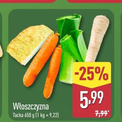 Włoszczyzna promocja w Aldi