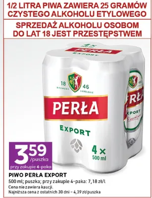 Piwo export promocja w Stokrotka