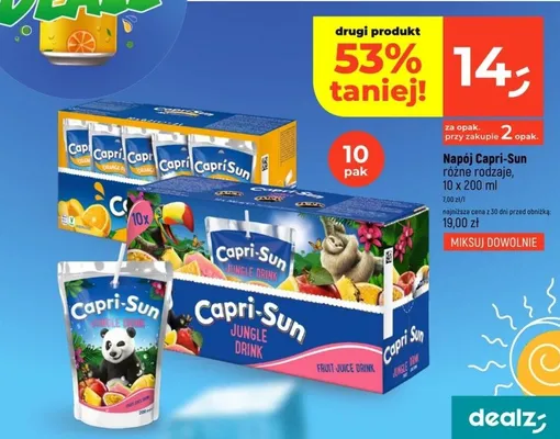 Napój Capri-Sun Jungle Drink 10pak promocja w Dealz