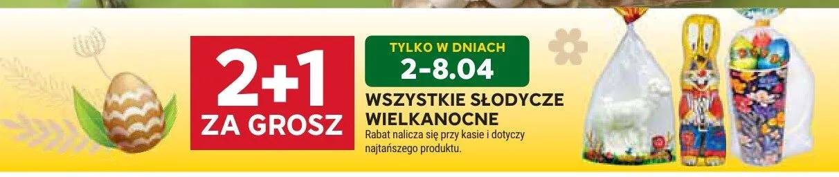 Słodycze wielkanocne promocja w Stokrotka