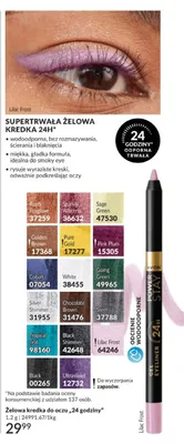 Żelowa kredka do oczu Avon Power Stay Lilac Frost promocja w AVON
