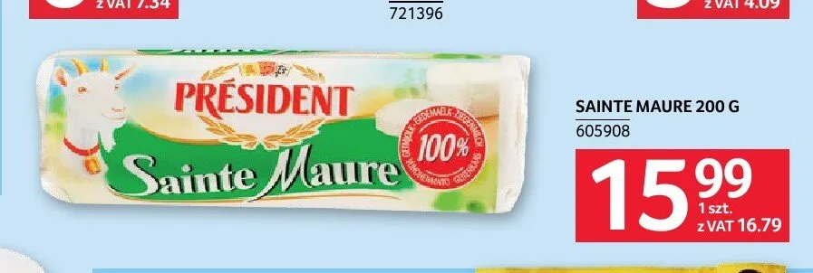 Ser Sainte Maure President promocja w Selgros