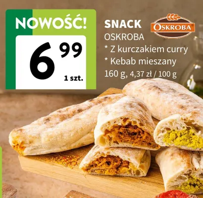Snack z kurczakiem curry Oskroba promocja w Intermarche