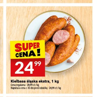 Kiełbasa śląska ekstra Białecki Wędzarnia promocja w Twój Market