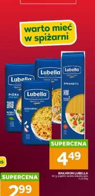 Makaron spaghetti, świderki, kokardki, pióra promocja w Stokrotka