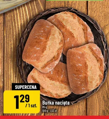 Bułka nacięta promocja w POLOmarket