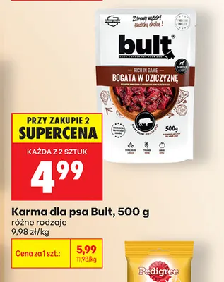 Karma dla psa Bult promocja w Biedronka