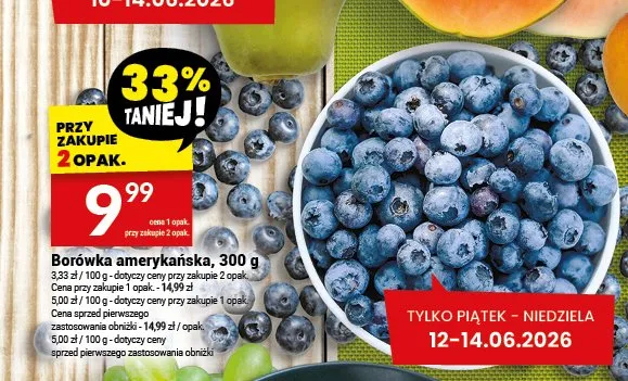 Borówka amerykańska promocja w Twój Market