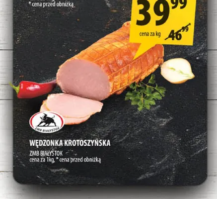 Wędzonka krotoszyńska ZMB Białystok promocja w Arhelan