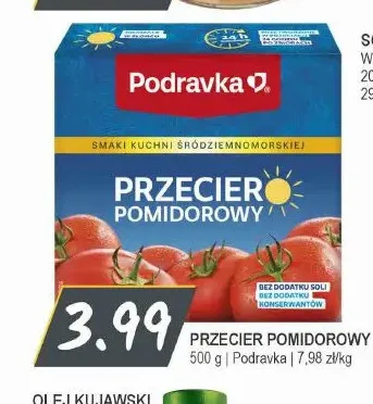 Przecier pomidorowy Podravka promocja w Słoneczko