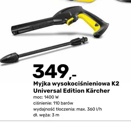 Myjka wysokociśnieniowa K2 Universal Edition promocja w Bricomarche