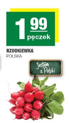 Rzodkiewka polska promocja w SPAR