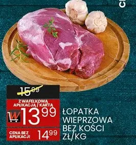 Łopatka wieprzowa bez kości promocja w Wafelek
