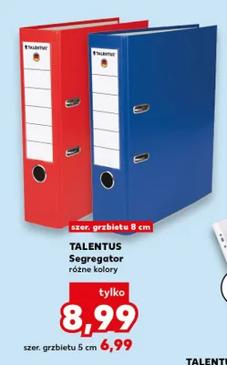 Segregator TALENTUS szerokość grzbietu 5 cm promocja w Kaufland