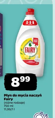 Płyn do mycia naczyń Fairy promocja w Netto