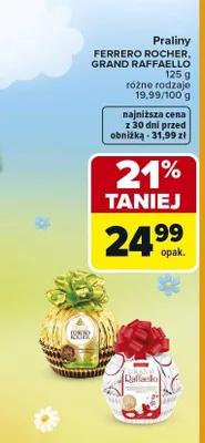 Praliny różne rodzaje promocja w Carrefour Market
