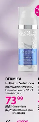 Krem do twarzy przeciwzmarszczkowy Dermika Esthetic Solutions promocja w Hebe
