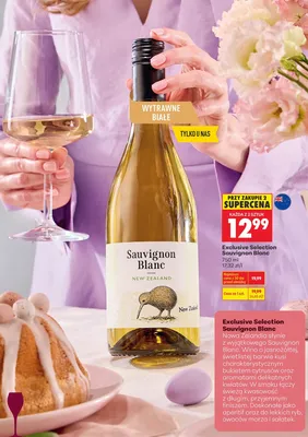 Wino Sauvignon Blanc promocja w Biedronka