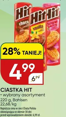 Ciastka Hit promocja w Chata Polska