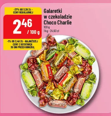 Galaretki w czekoladzie Choco Charlie promocja w POLOmarket