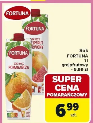 Sok pomarańczowy promocja w Carrefour Market